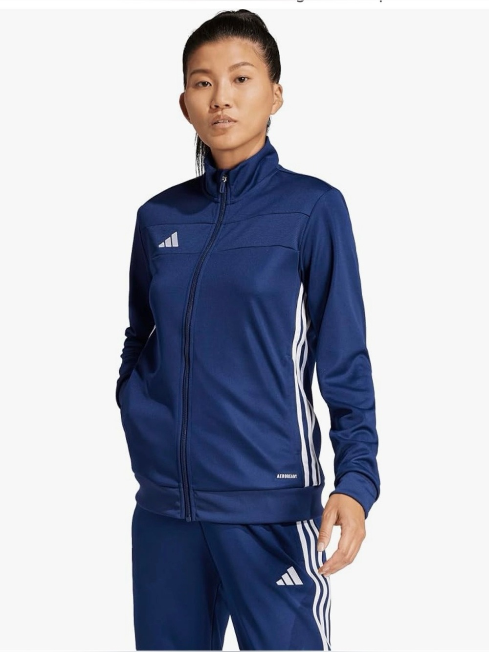 adidas Women’s Tiro 25 Essentials Soccer Training Jacket and Pants